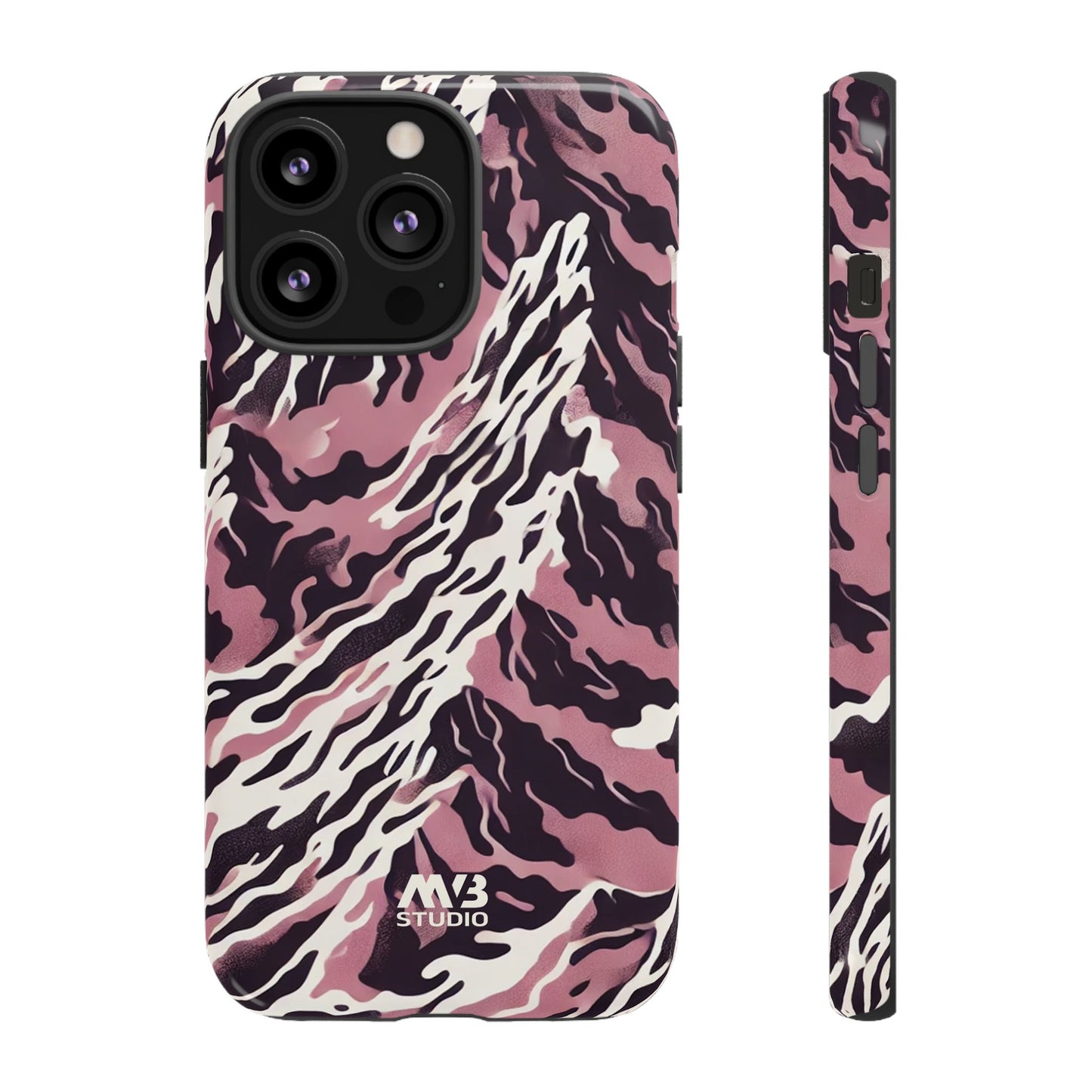Pink Camo Tough Phone Case - iPhone