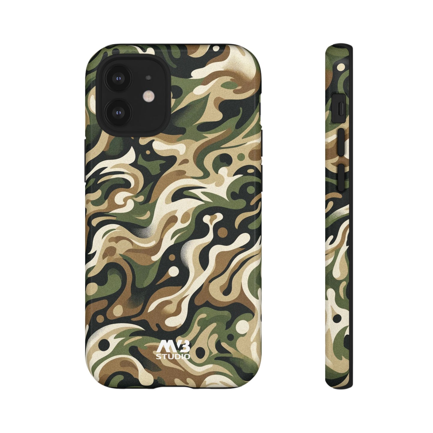 Forest Camo Tough Phone Case - iPhone