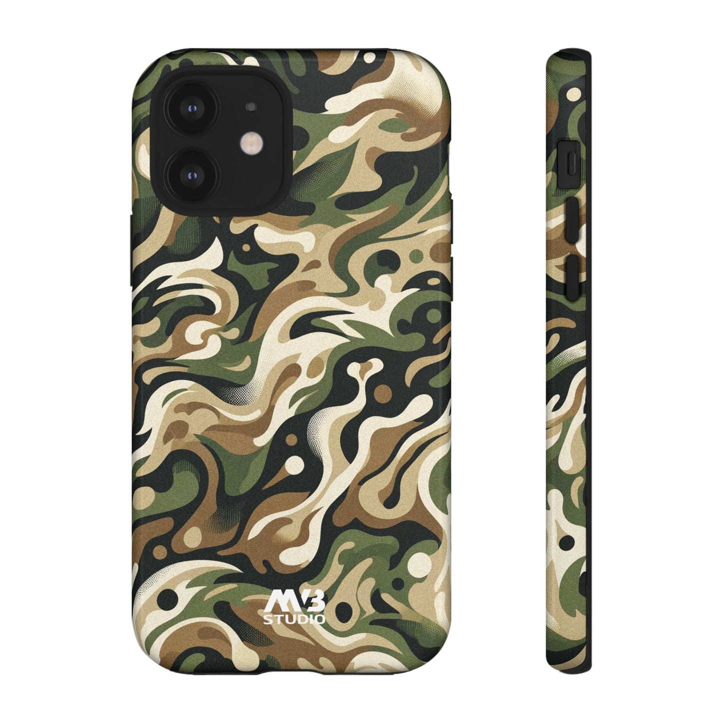 Forest Camo Tough Phone Case - iPhone
