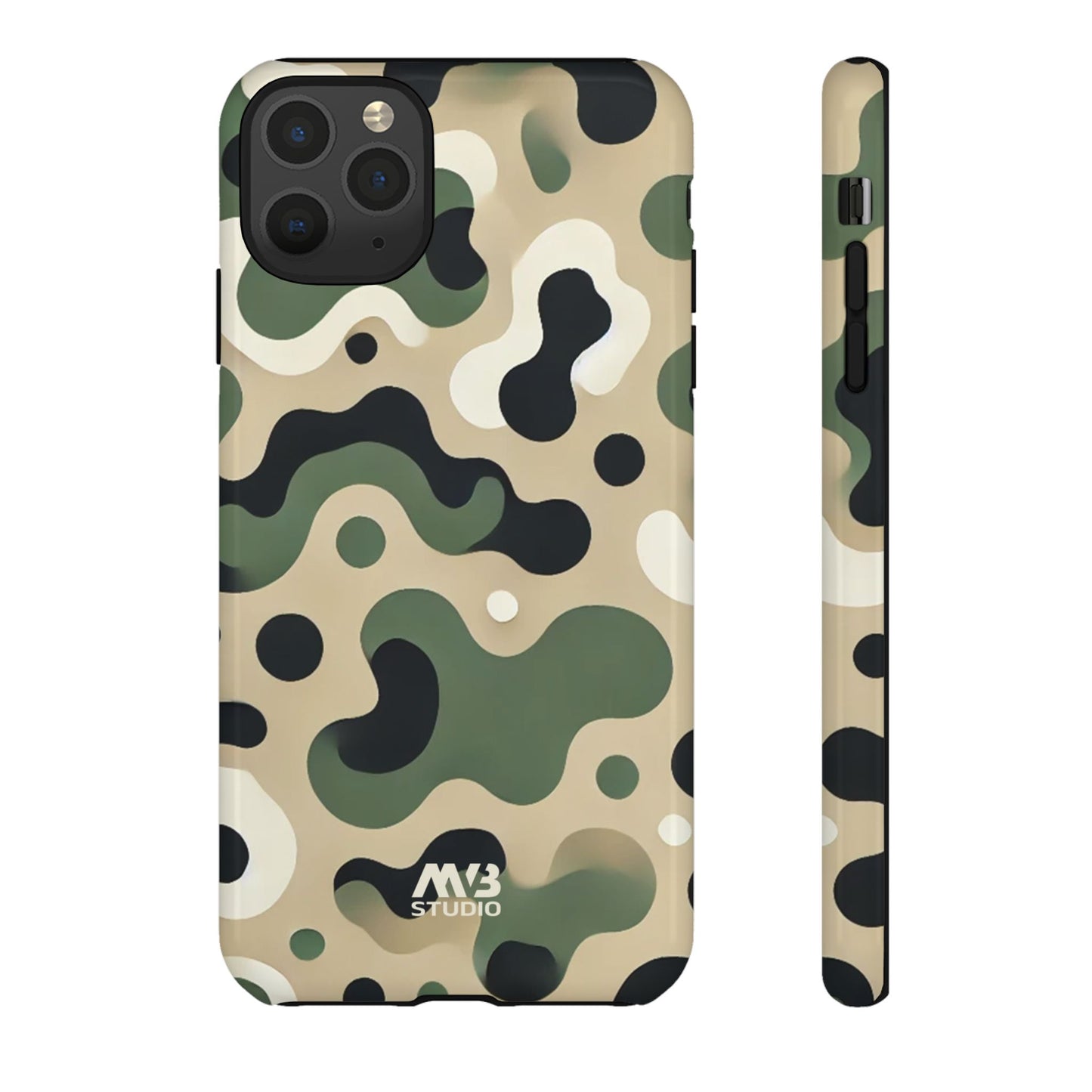 Forest Green Camo Tough Phone Case - iPhone