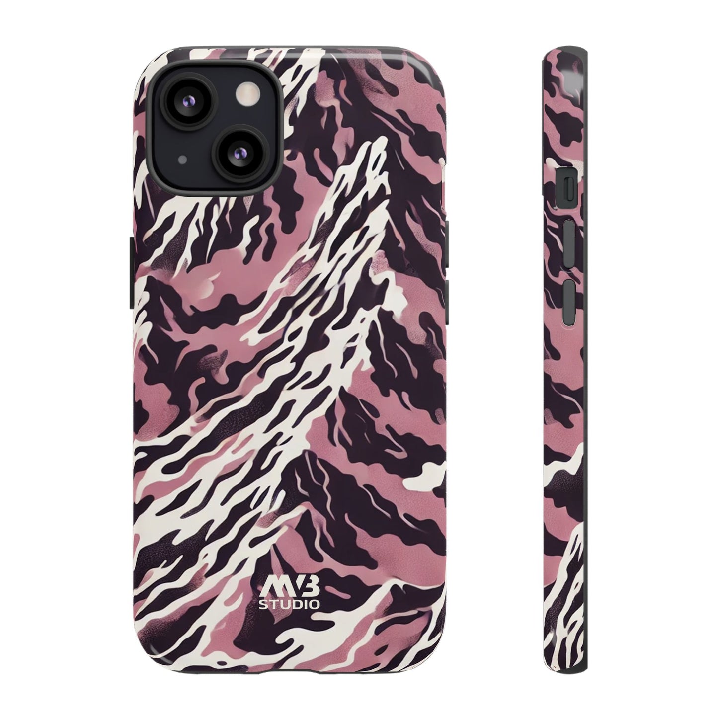 Pink Camo Tough Phone Case - iPhone