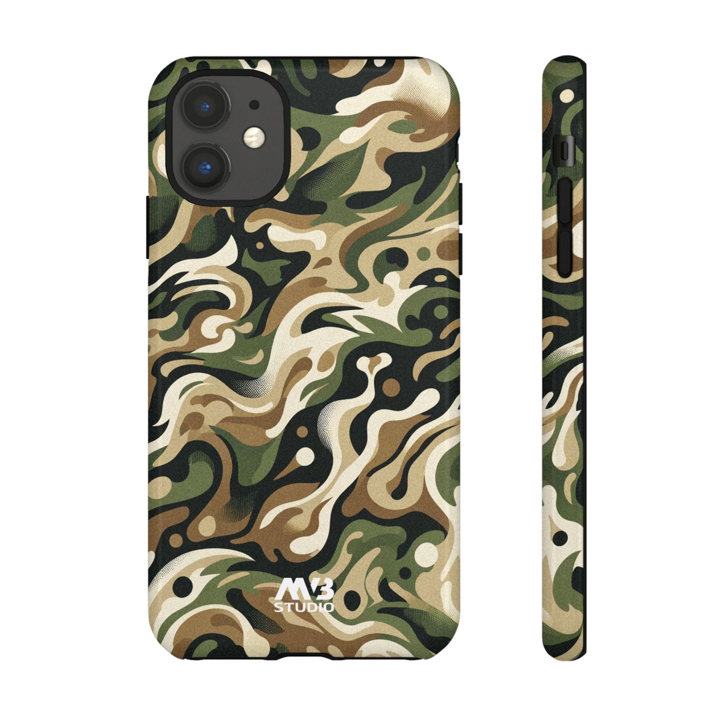 Forest Camo Tough Phone Case - iPhone