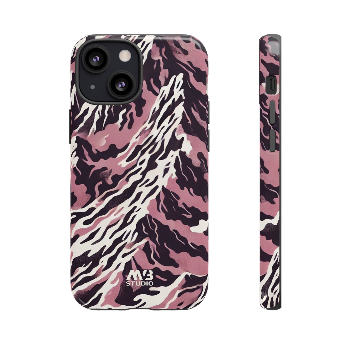 Pink Camo Tough Phone Case - iPhone