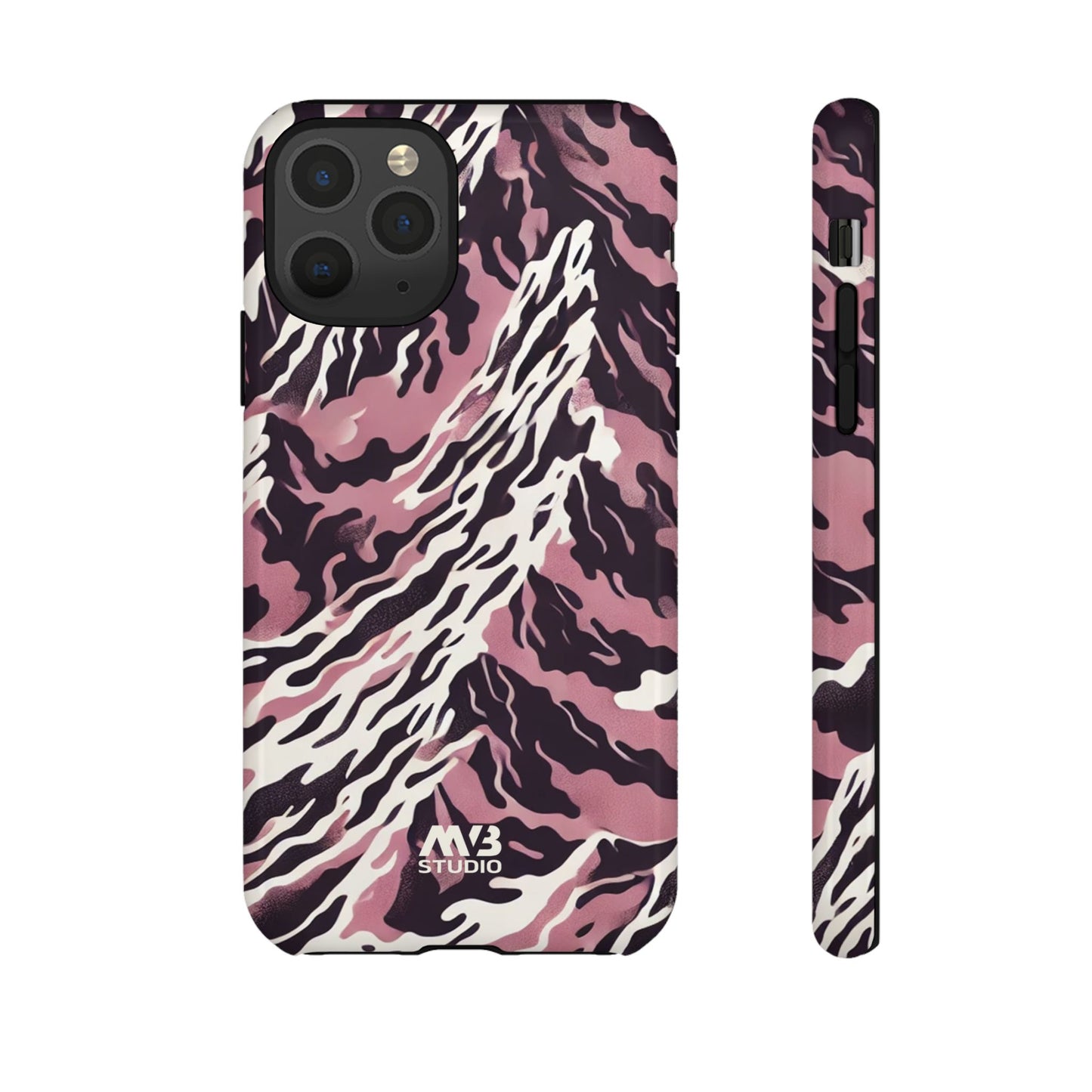 Pink Camo Tough Phone Case - iPhone
