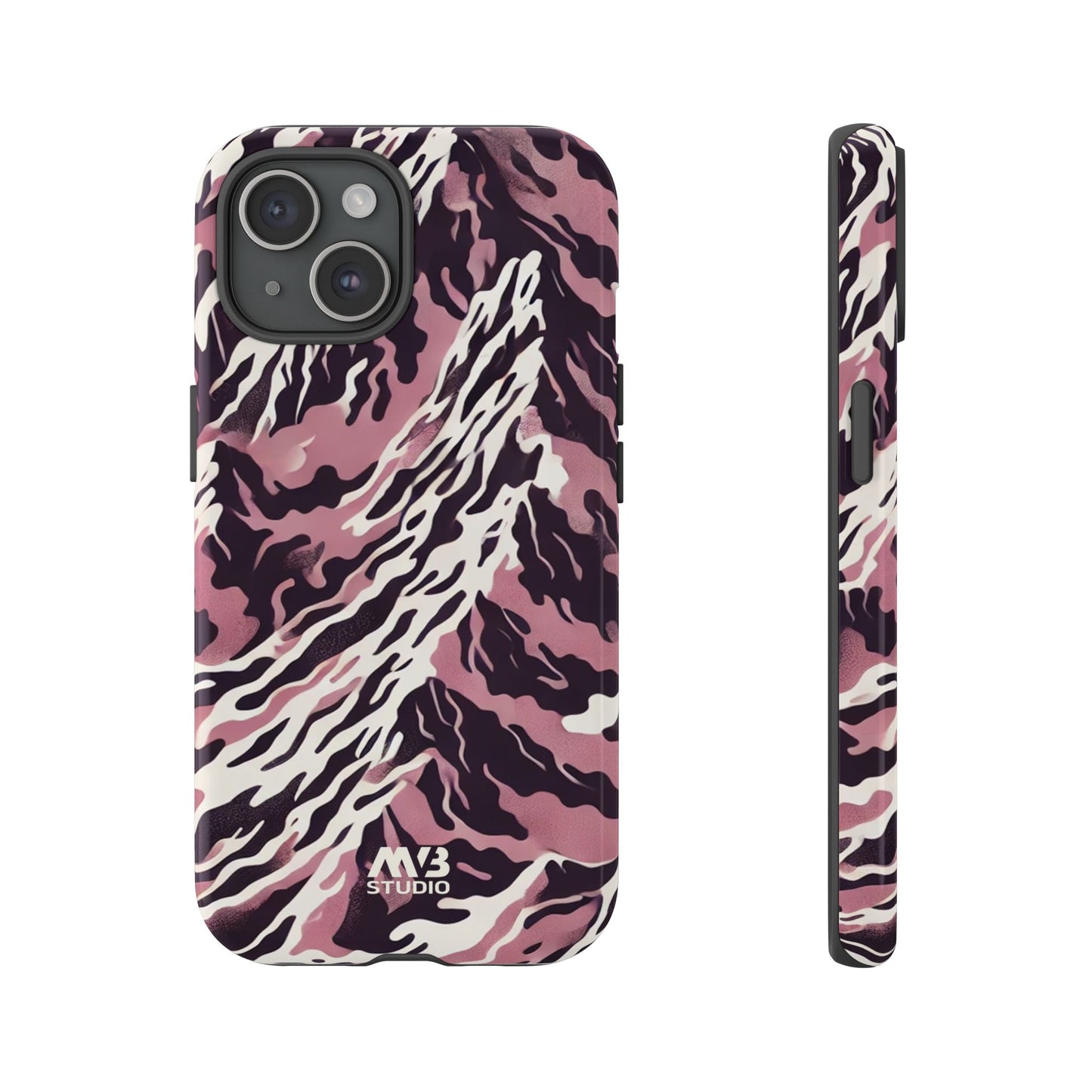 Pink Camo Tough Phone Case - iPhone