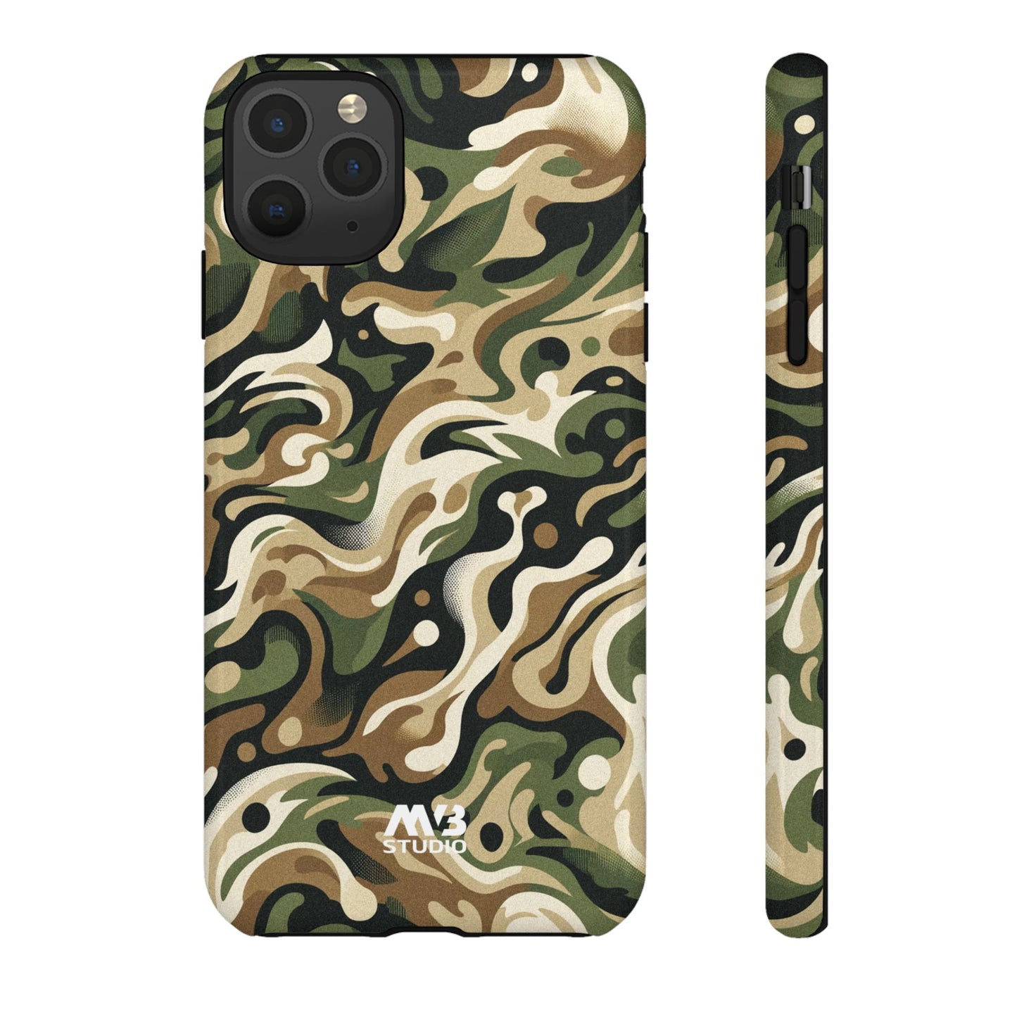 Forest Camo Tough Phone Case - iPhone