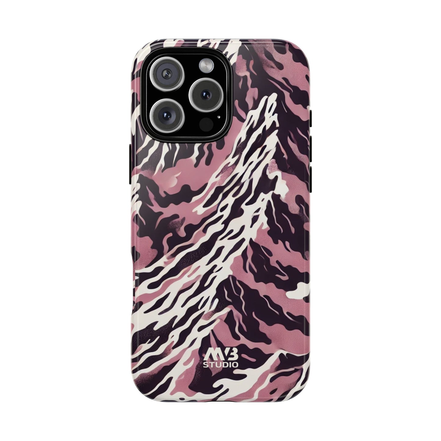 Pink Camo Tough Phone Case - iPhone