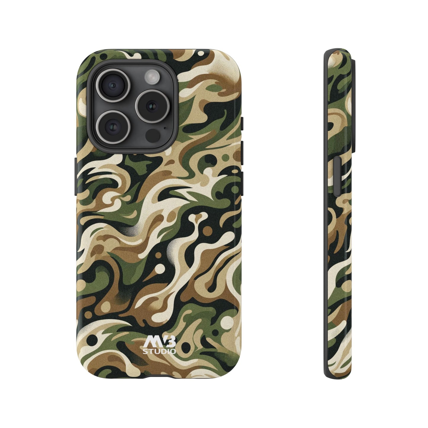 Forest Camo Tough Phone Case - iPhone