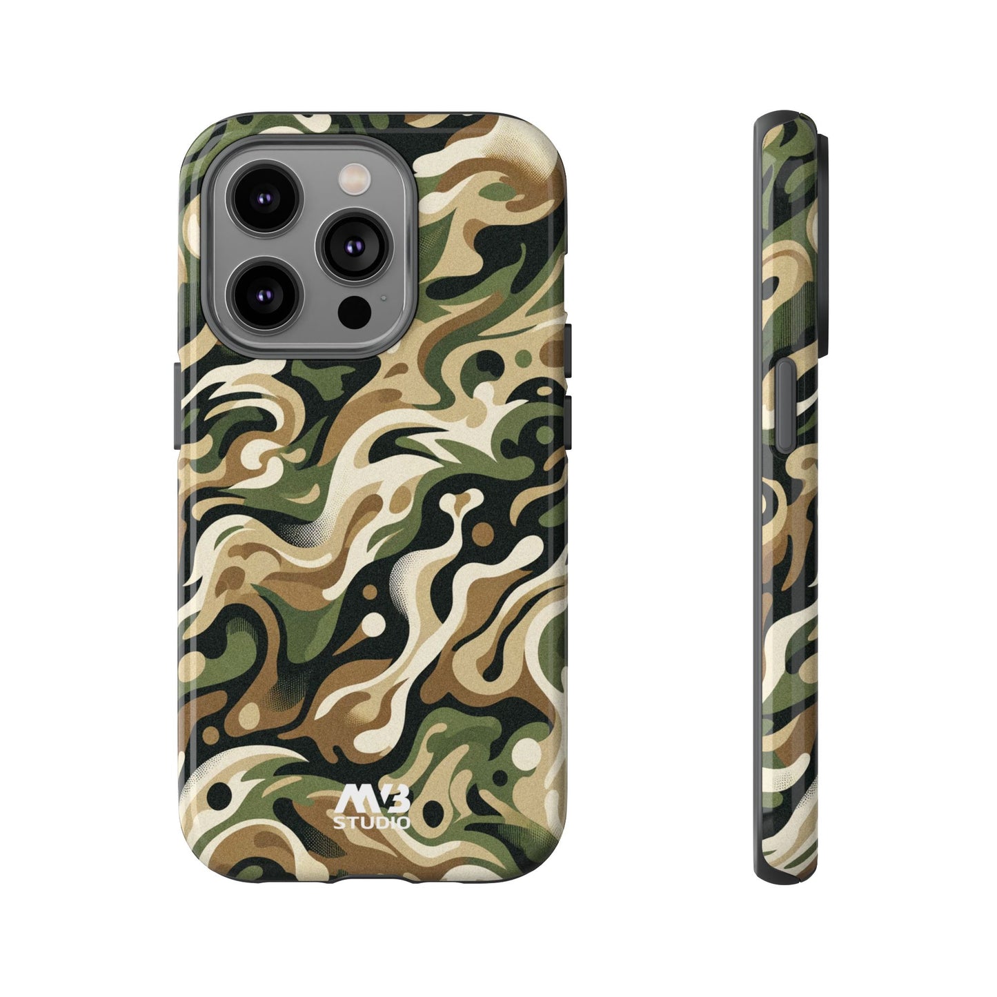 Forest Camo Tough Phone Case - iPhone