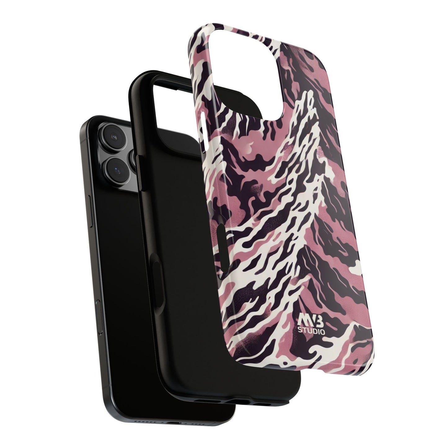 Pink Camo Tough Phone Case - iPhone