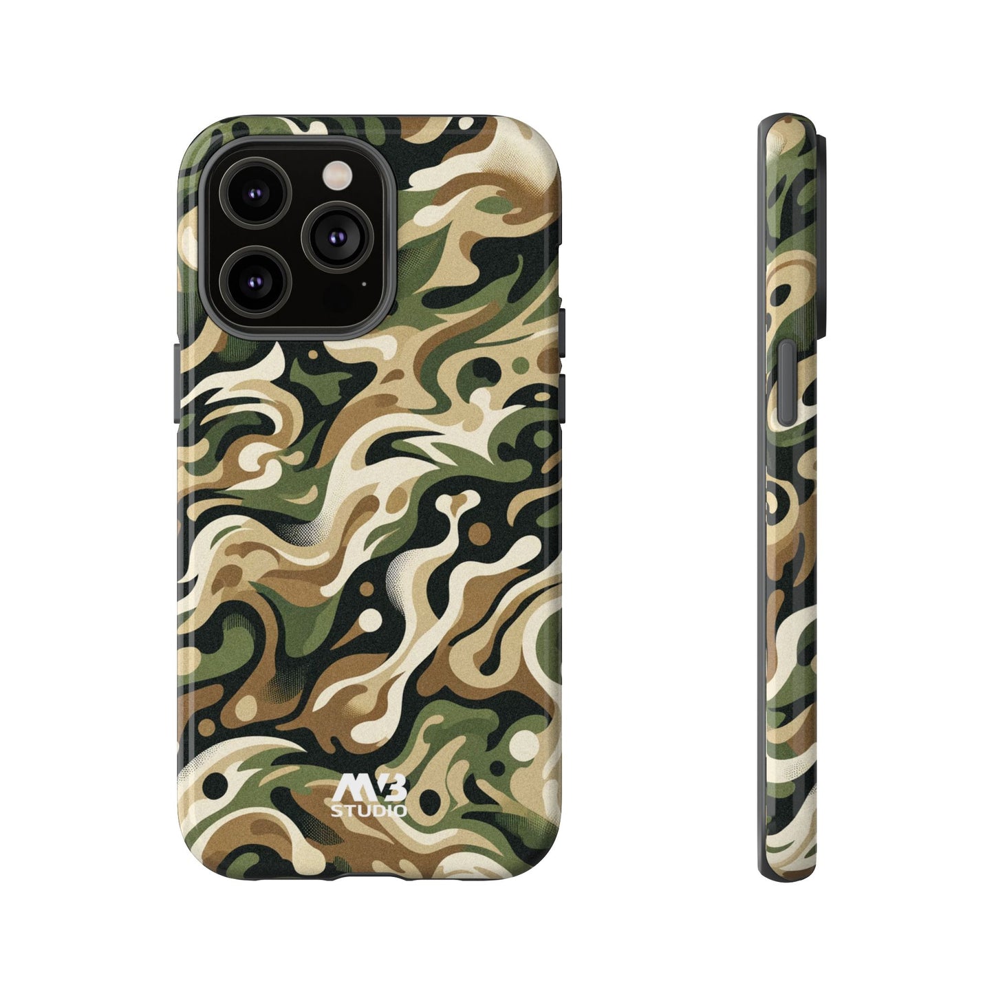 Forest Camo Tough Phone Case - iPhone