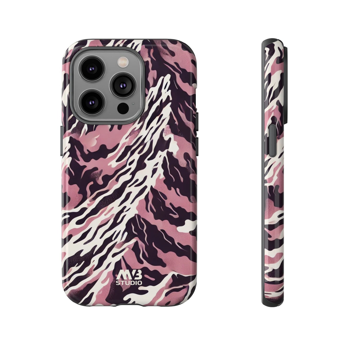 Pink Camo Tough Phone Case - iPhone