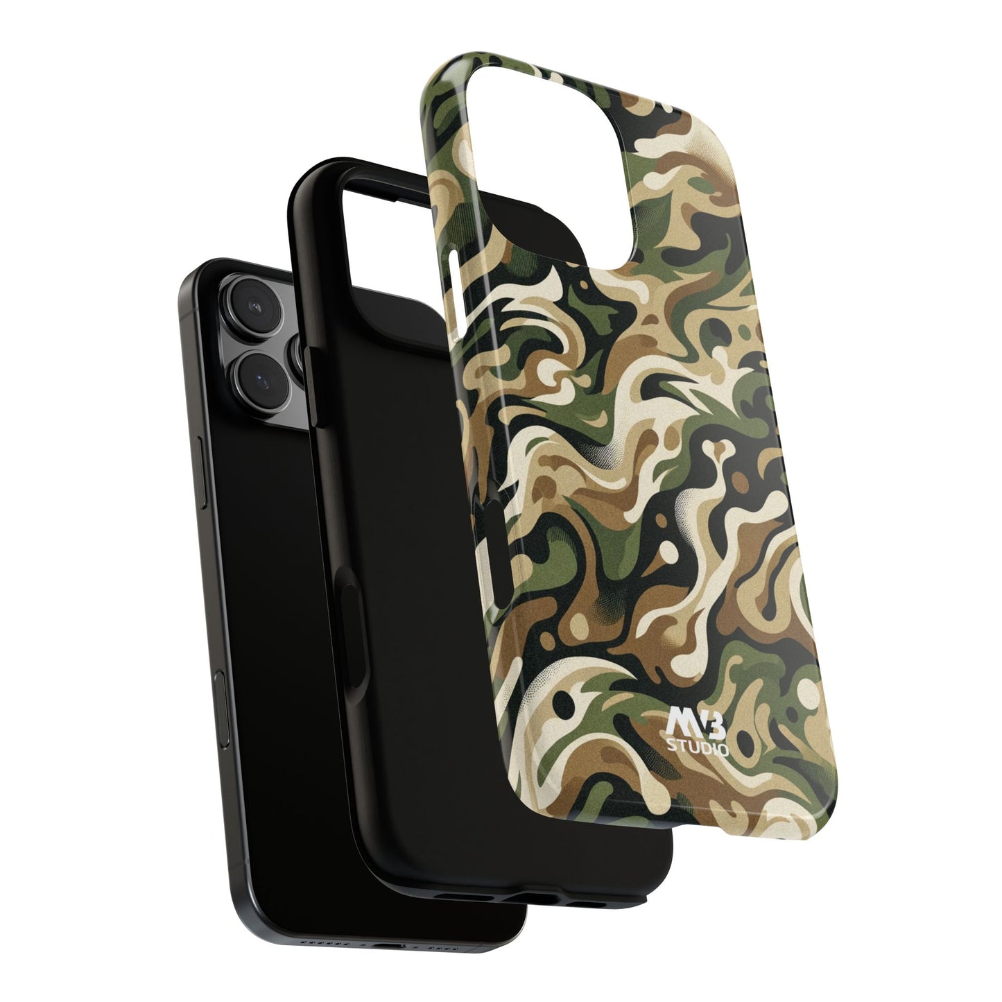 Forest Camo Tough Phone Case - iPhone
