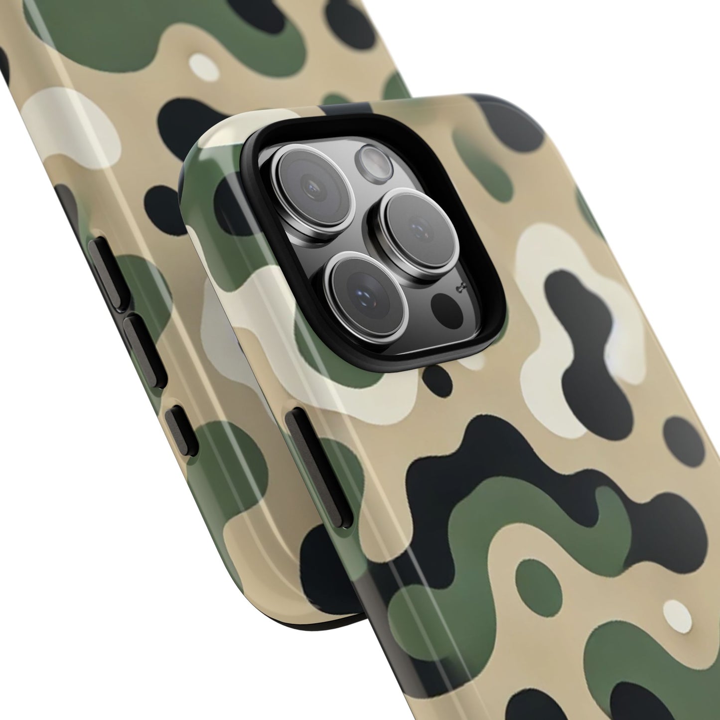 Forest Green Camo Tough Phone Case - iPhone
