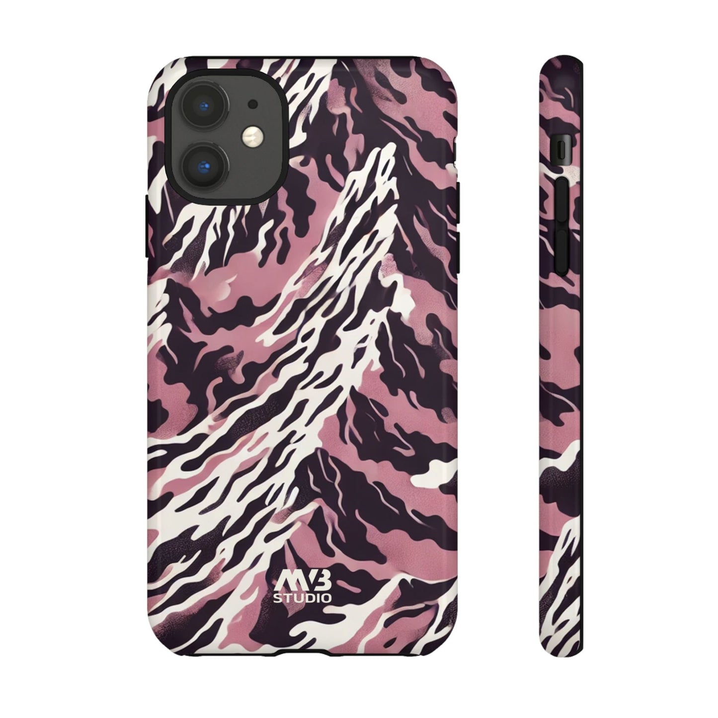 Pink Camo Tough Phone Case - iPhone