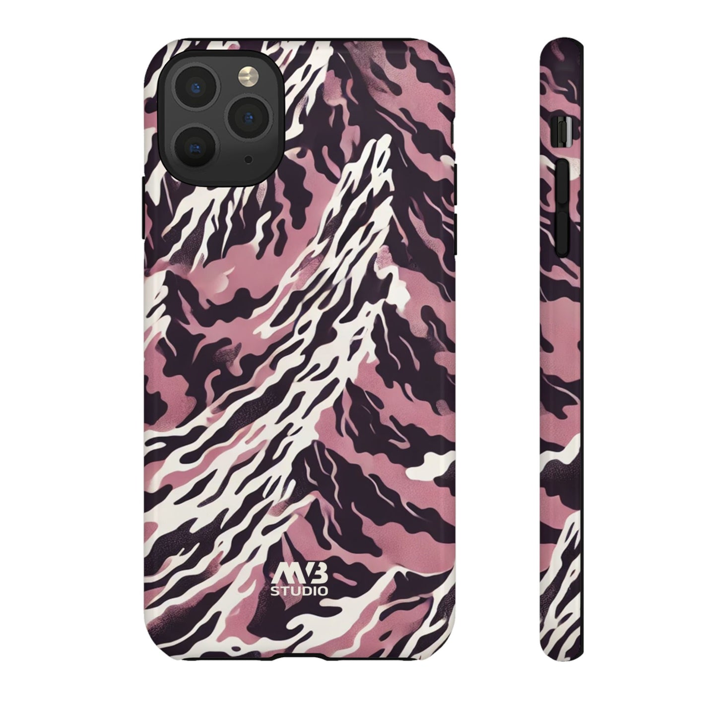 Pink Camo Tough Phone Case - iPhone