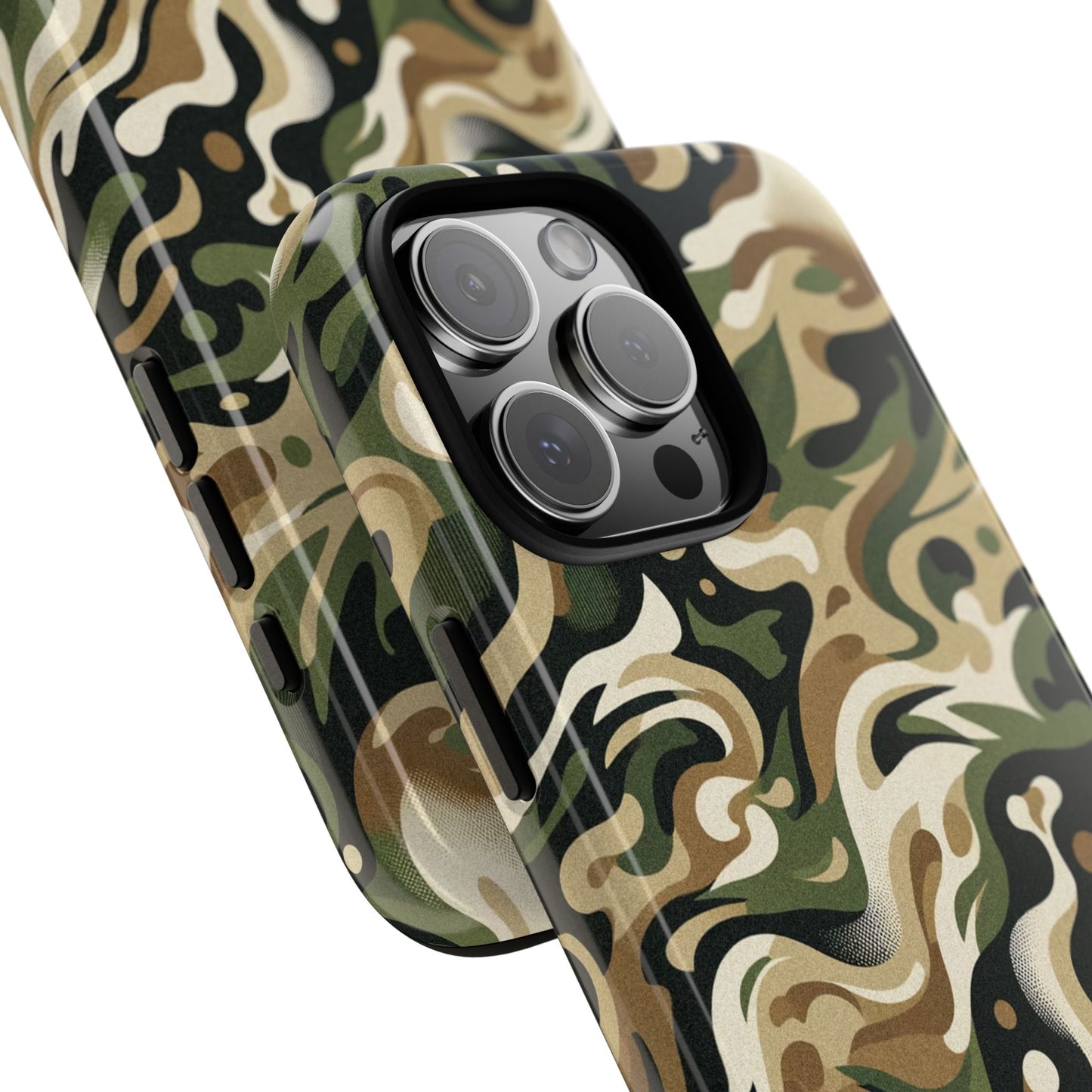 Forest Camo Tough Phone Case - iPhone