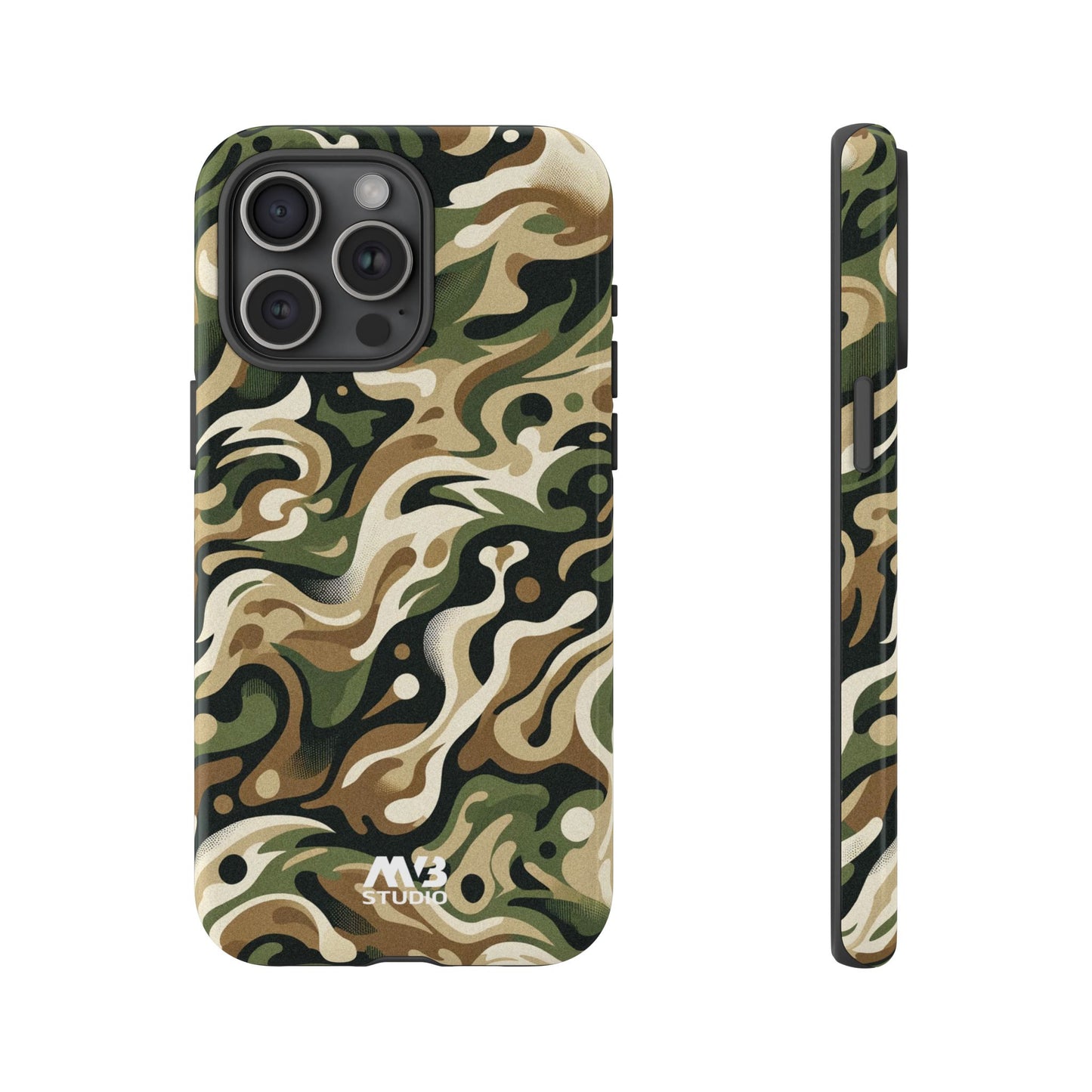Forest Camo Tough Phone Case - iPhone