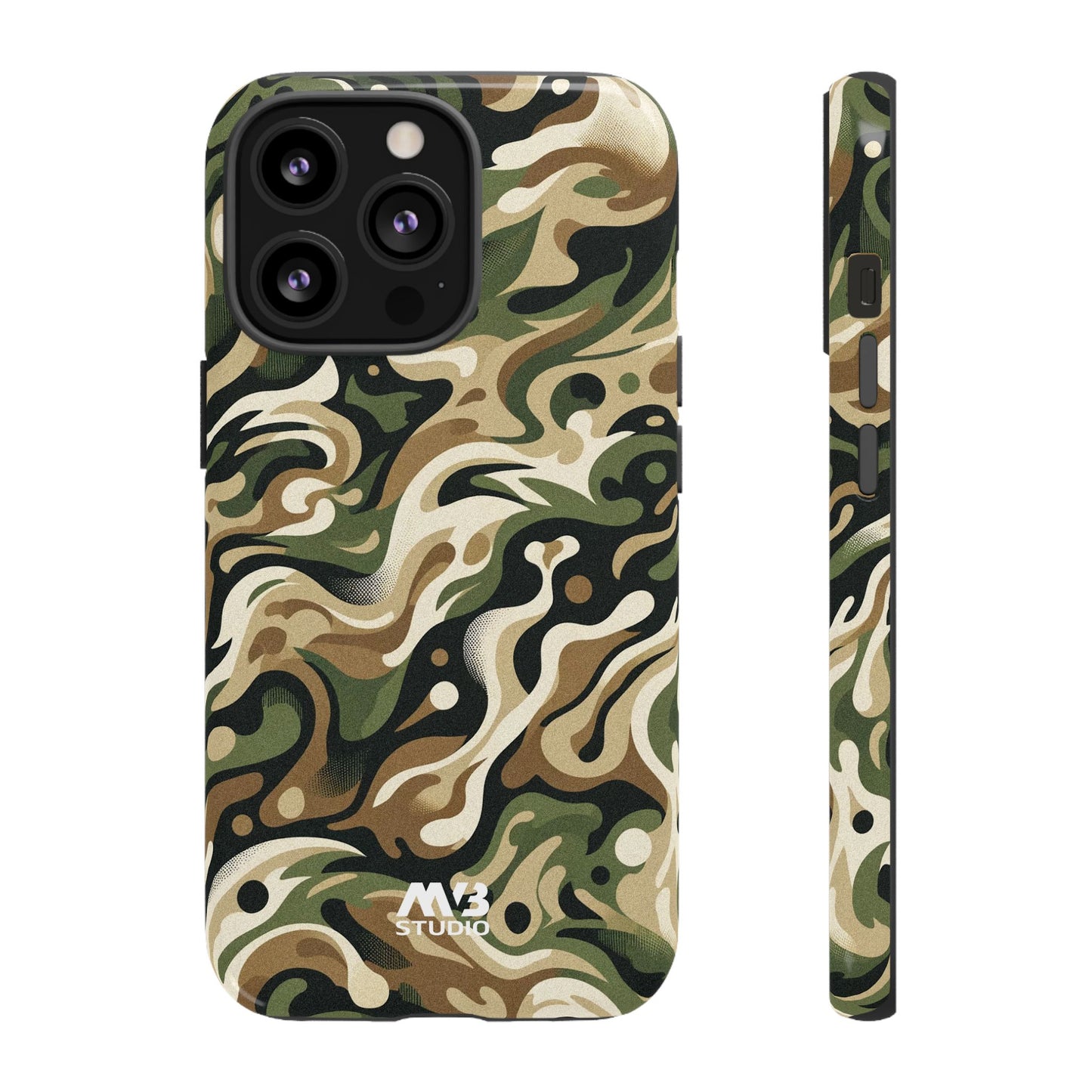 Forest Camo Tough Phone Case - iPhone