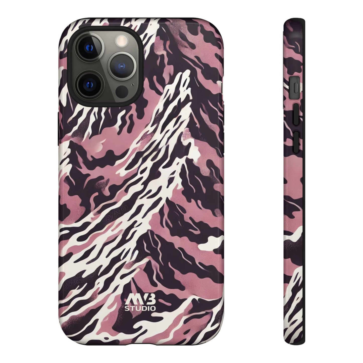 Pink Camo Tough Phone Case - iPhone