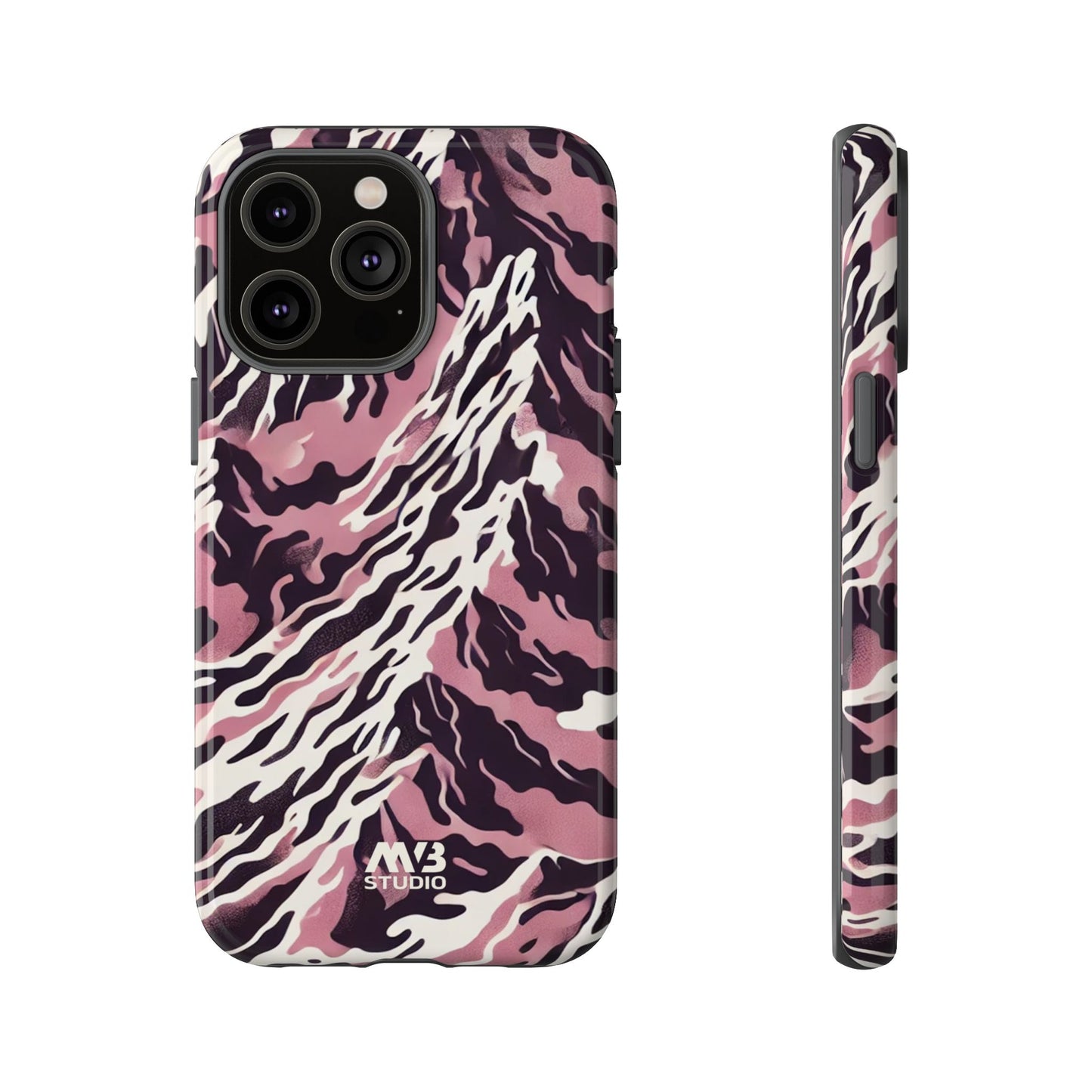 Pink Camo Tough Phone Case - iPhone