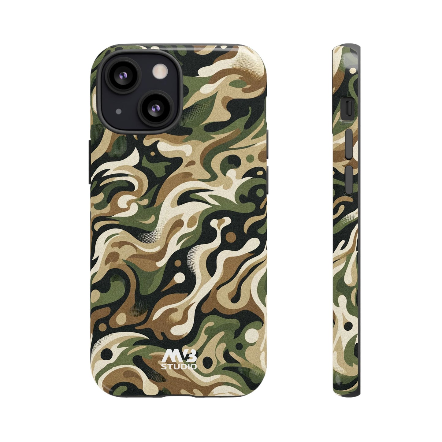 Forest Camo Tough Phone Case - iPhone