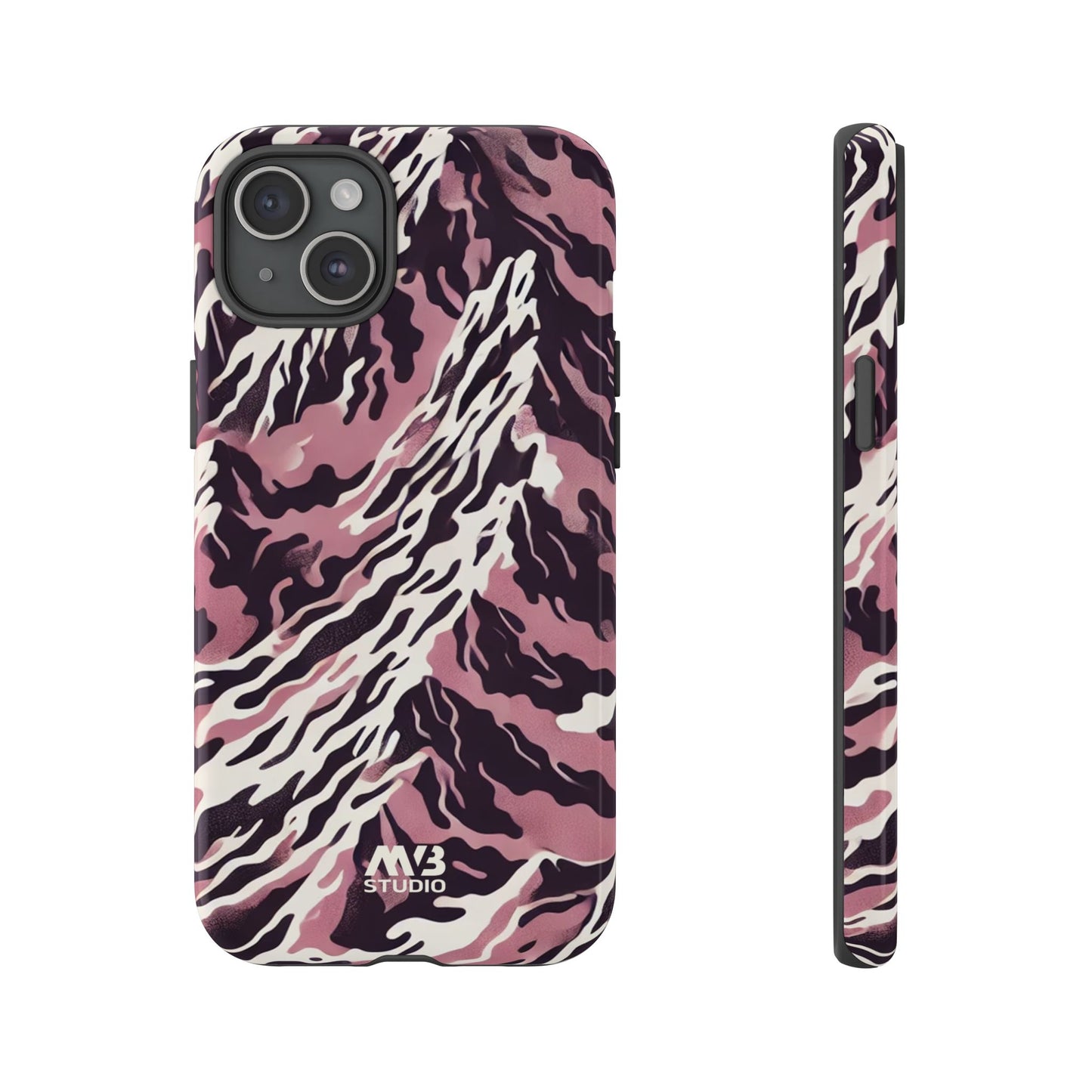 Pink Camo Tough Phone Case - iPhone