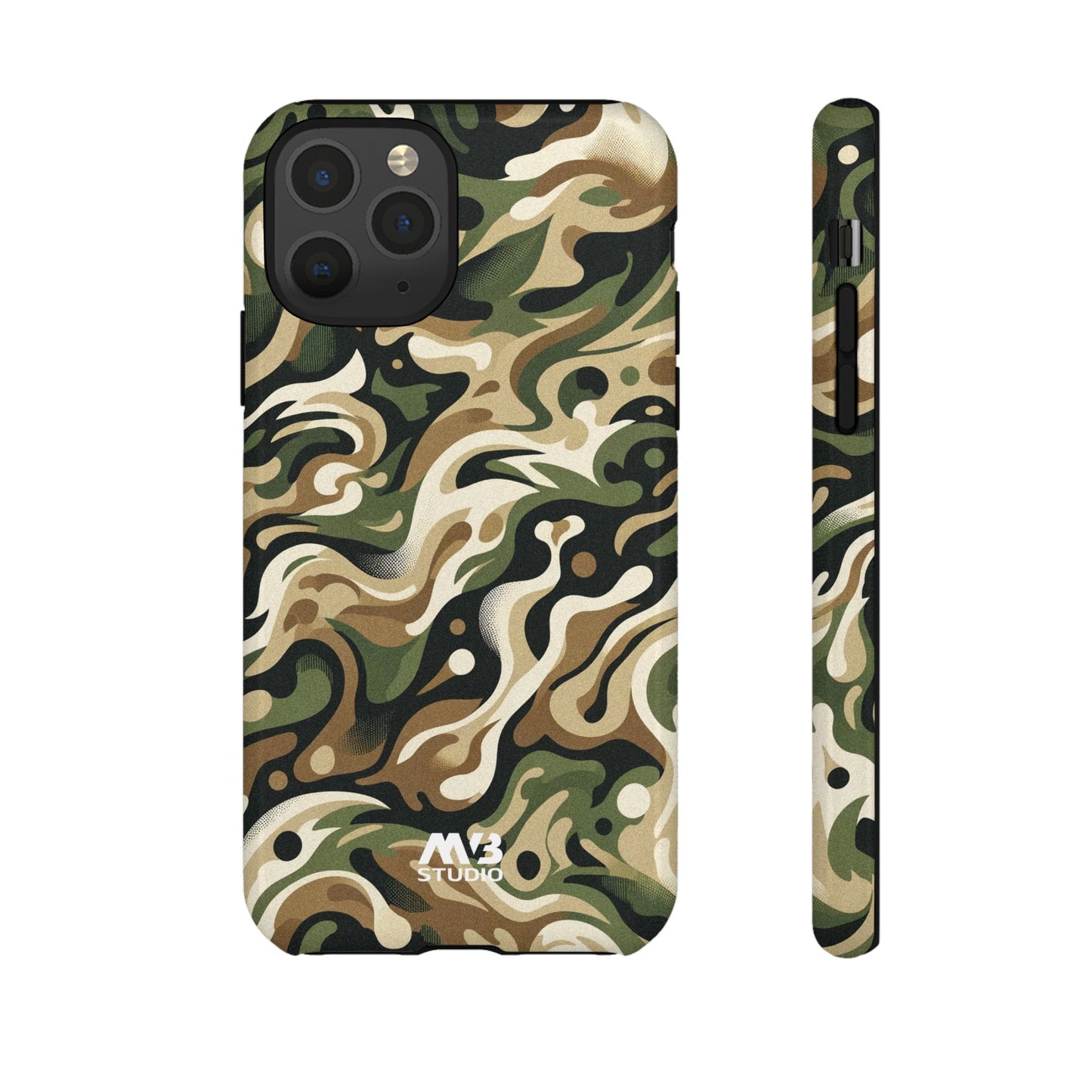 Forest Camo Tough Phone Case - iPhone