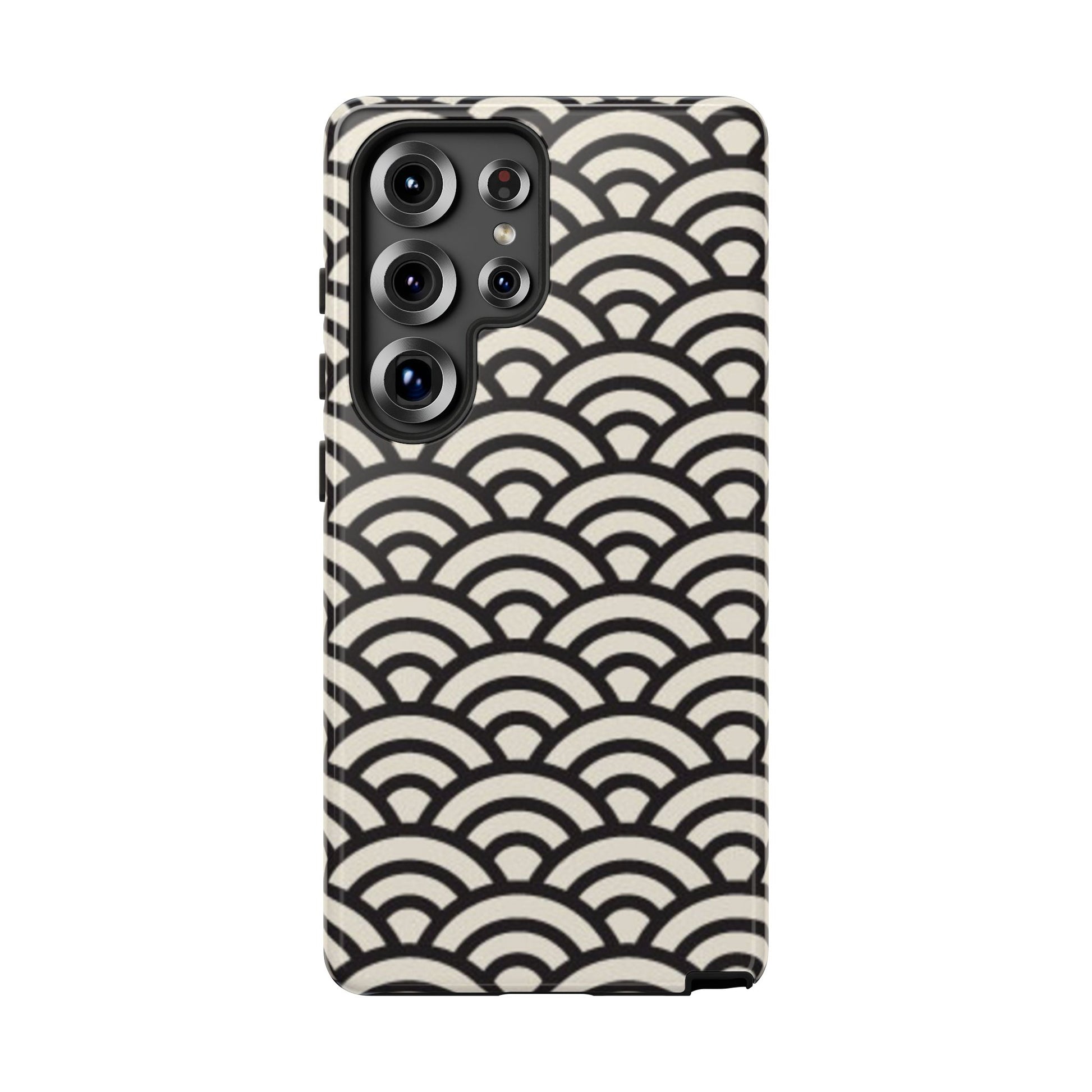 Japanese Wave Pattern Tough Samsung Phone Case - MVB STUDIO STORE