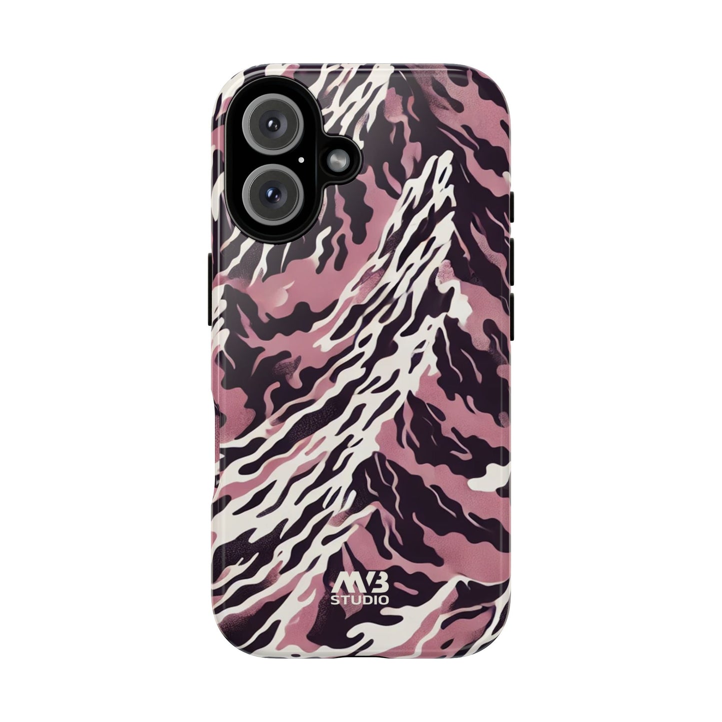 Pink Camo Tough Phone Case - iPhone