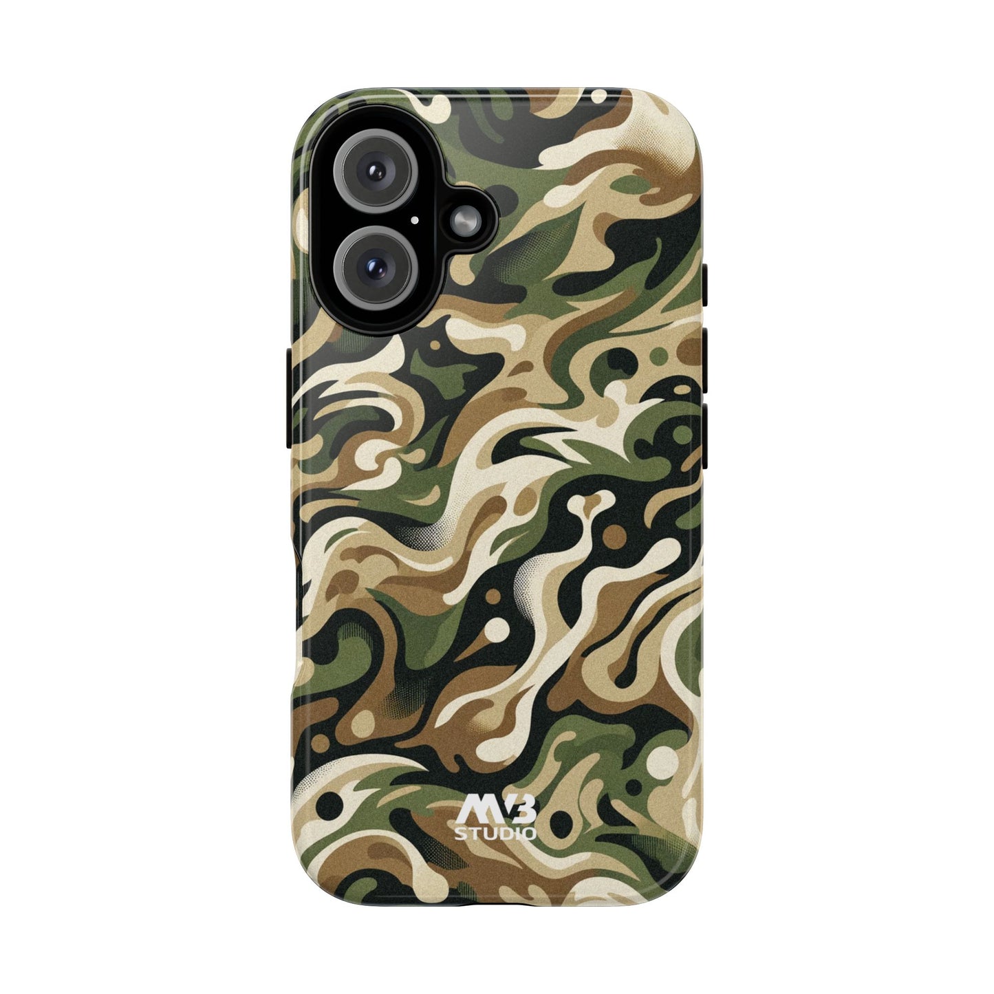 Forest Camo Tough Phone Case - iPhone