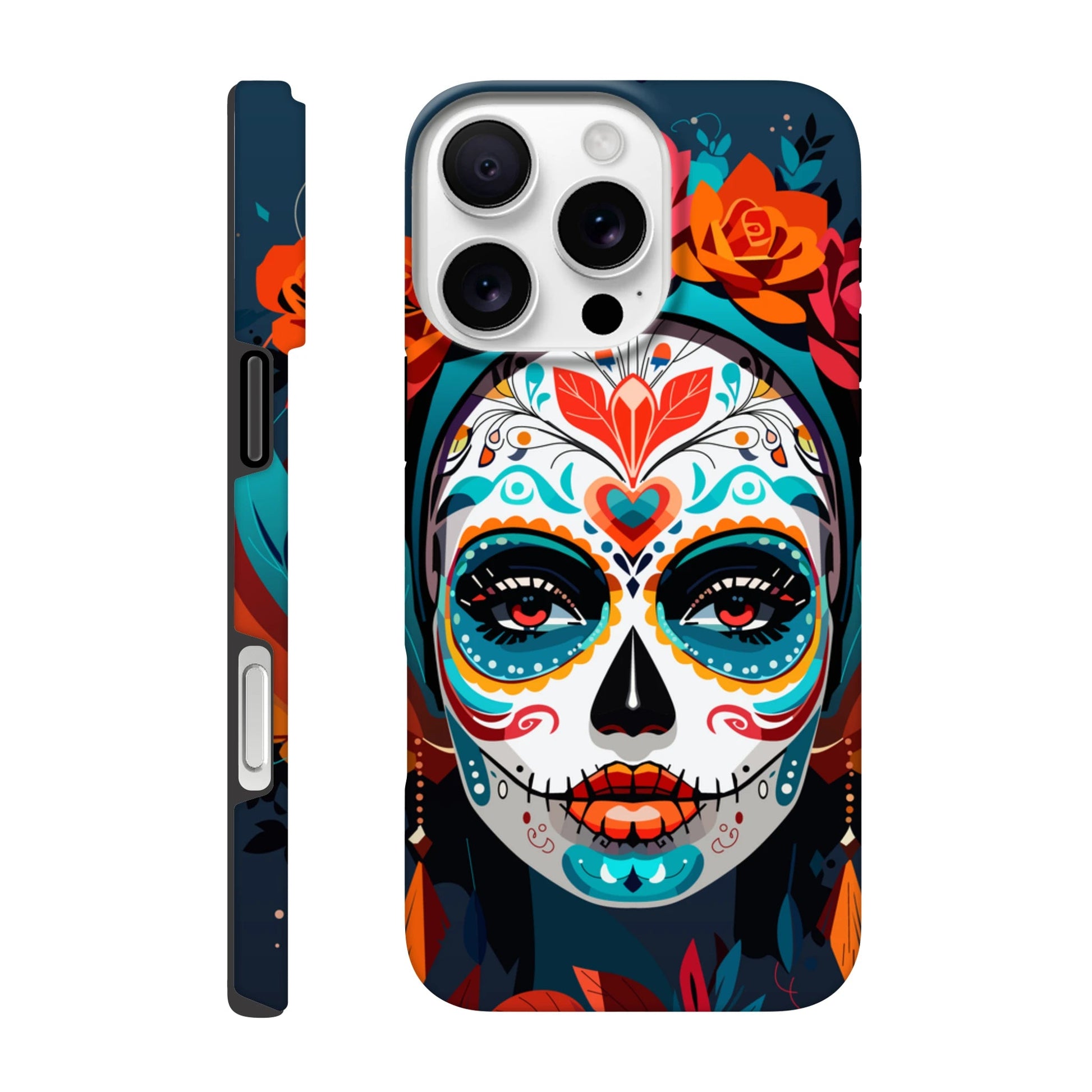 Sugar Skull Tough Phone Case - iPhone - MVB STUDIO STORE