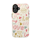 Kiss. Love. Tough iPhone Case - MVB STUDIO STORE