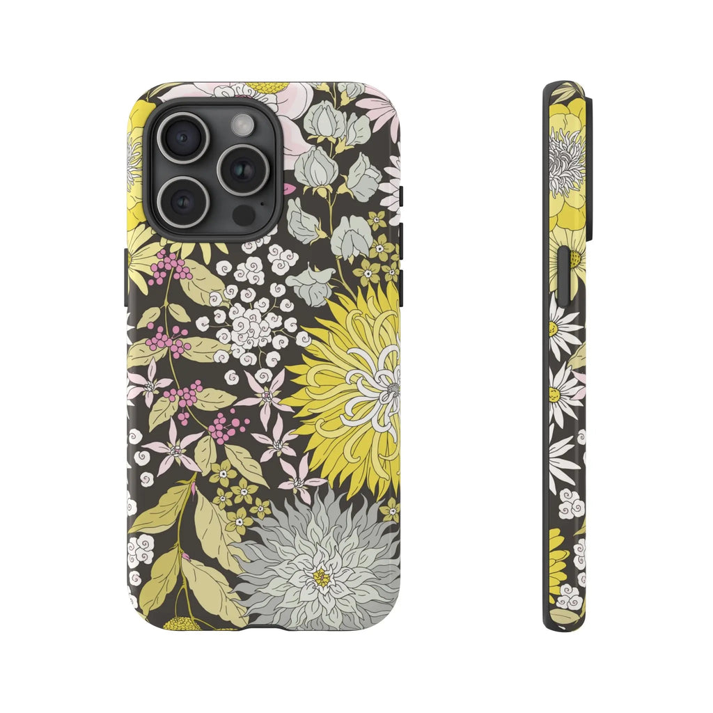 Vintage Floral Tough iPhone Case - MVB STUDIO STORE