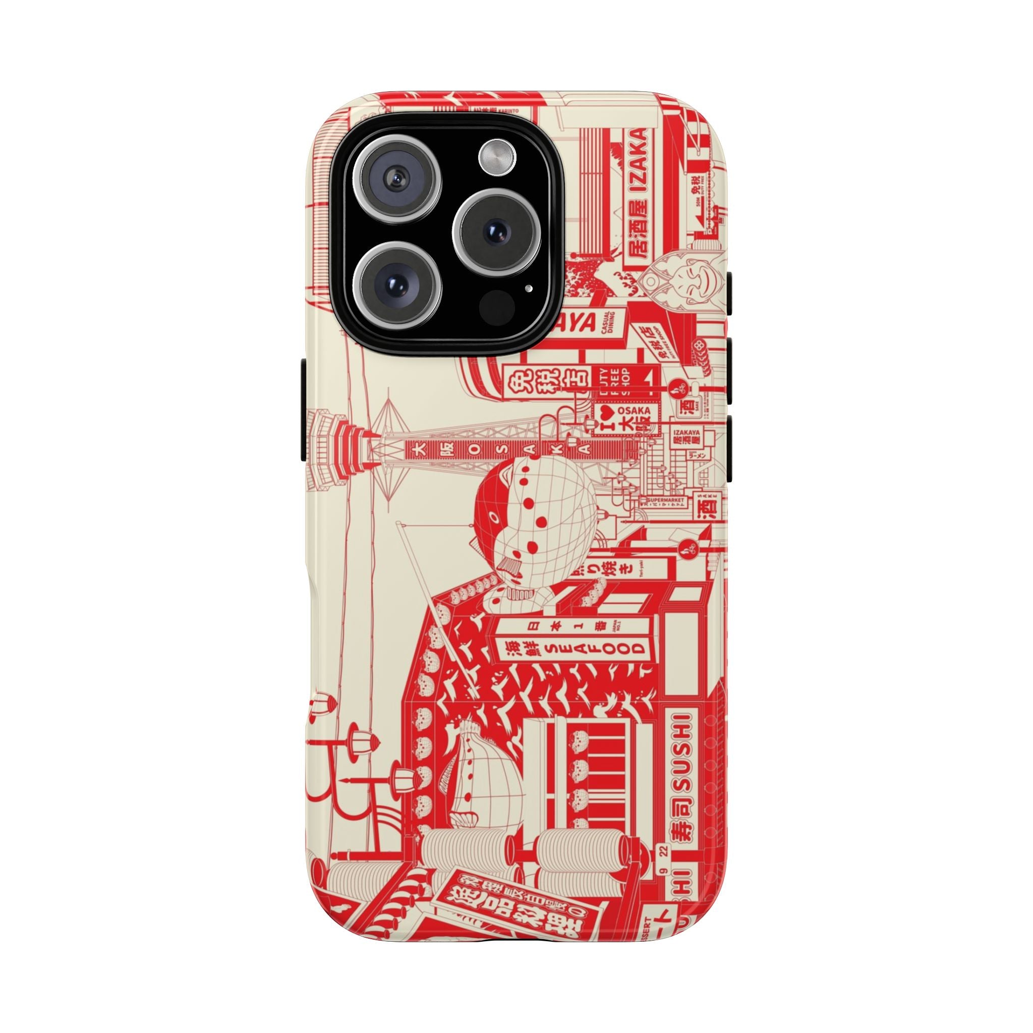 Osaka Sketch Tough iPhone Case - MVB STUDIO STORE