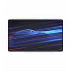 Racing Blur Desk Mat - Gamer Mouse Pad with Sleek Speed Car Design