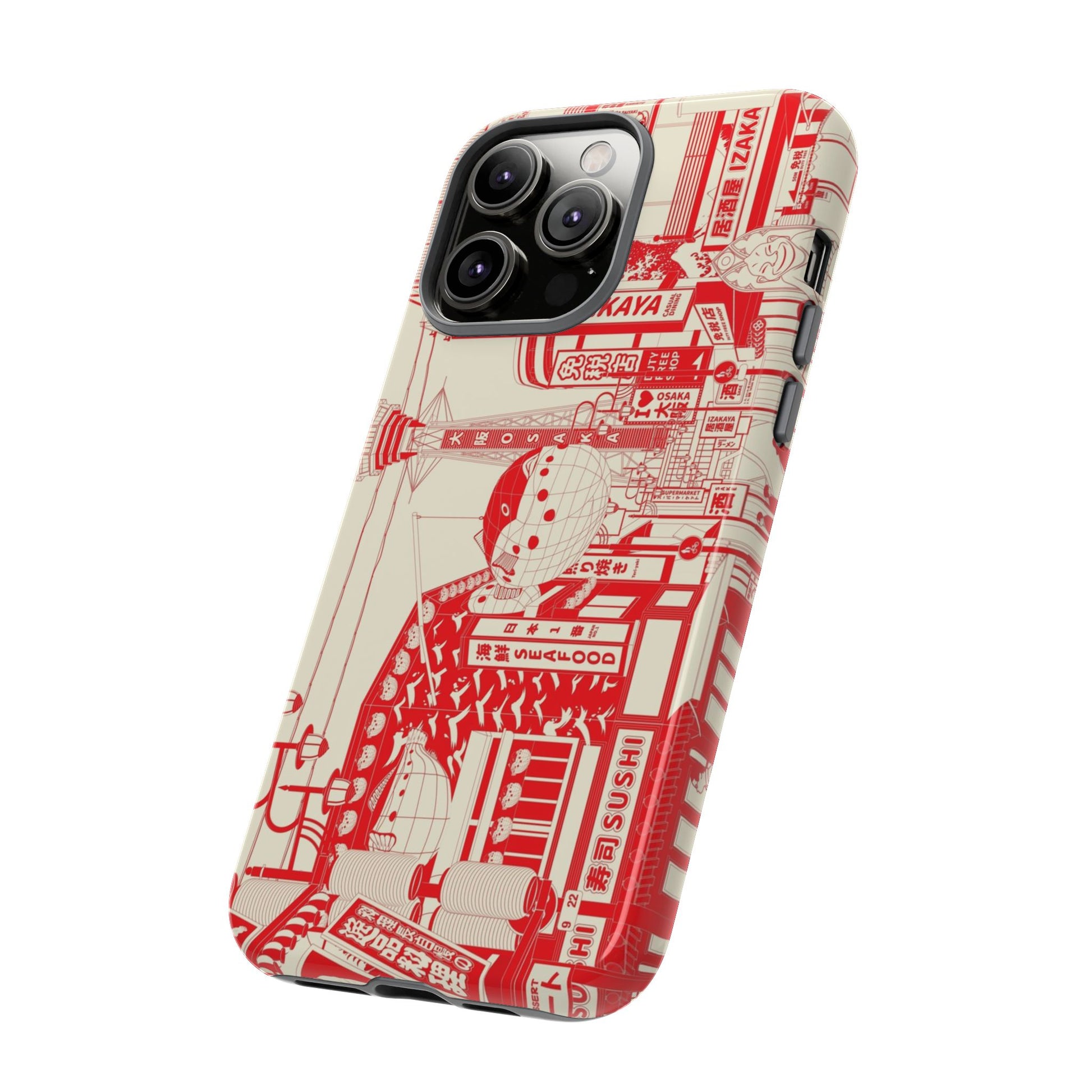 Osaka Sketch Tough Phone Case for iPhone 14 Models