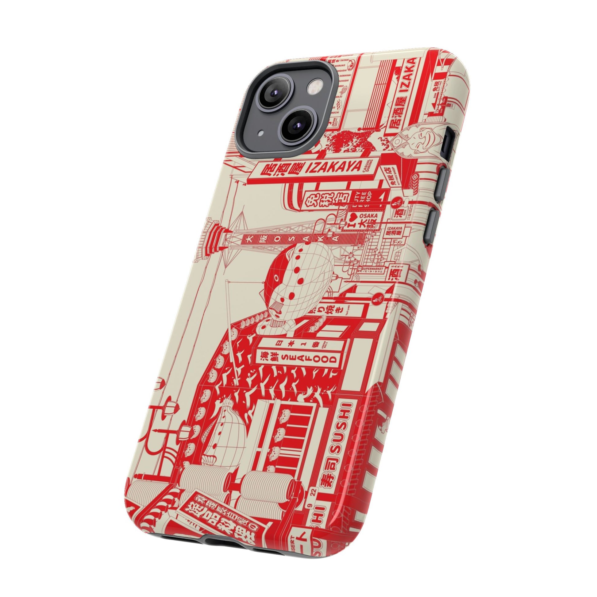 Osaka Sketch Tough Phone Case for iPhone 14 Models