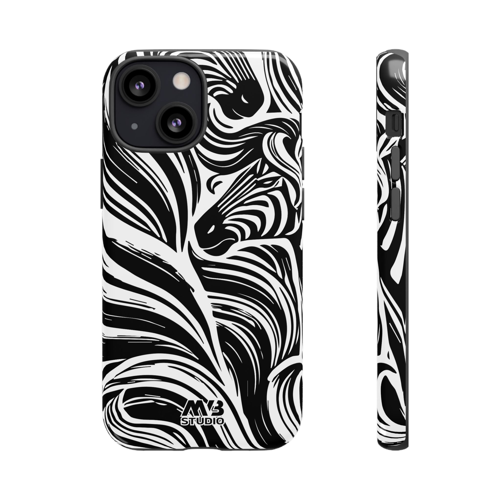 Abstract Zebra Tough iPhone Case - MVB STUDIO STORE