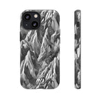 Grayscale Terrains Tough iPhone Case - MVB STUDIO STORE