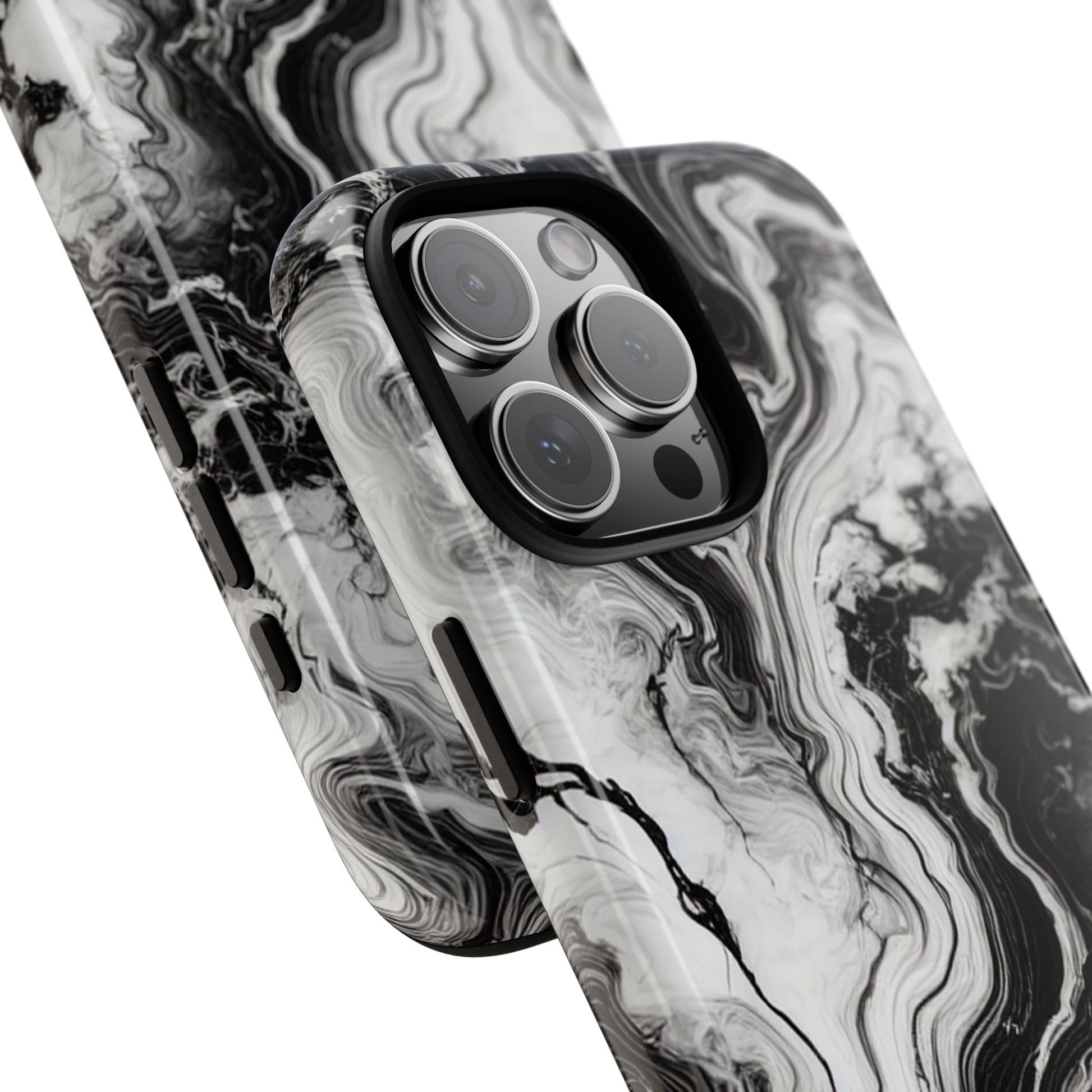 Black & White Tough iPhone Case