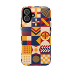 Geometric Pattern Tough iPhone Case - MVB STUDIO STORE