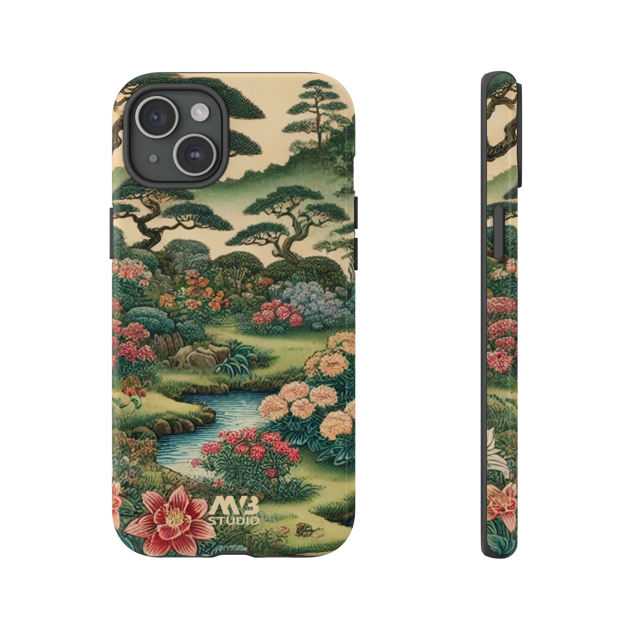 Japanese Botanical Garden Tough iPhone Case - MVB STUDIO STORE