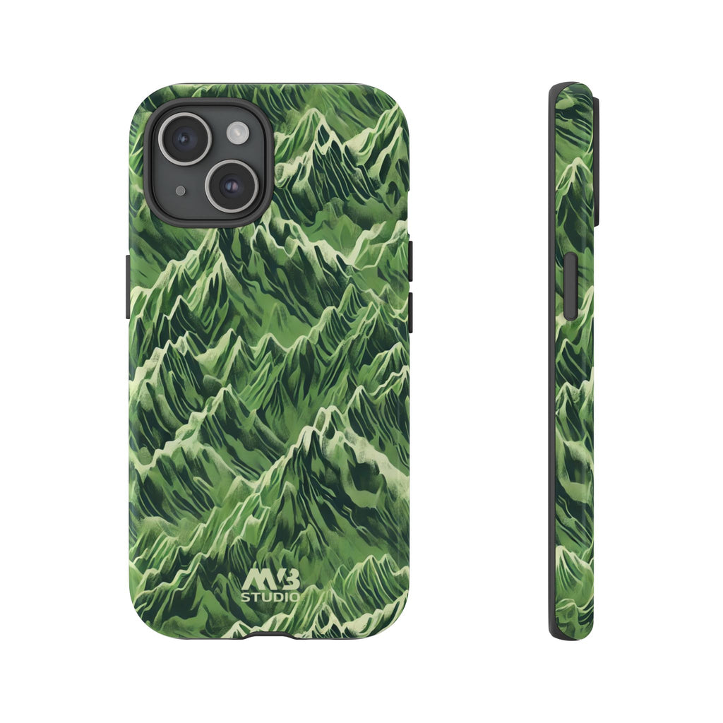 Green Terrains Tough iPhone Case - MVB STUDIO STORE