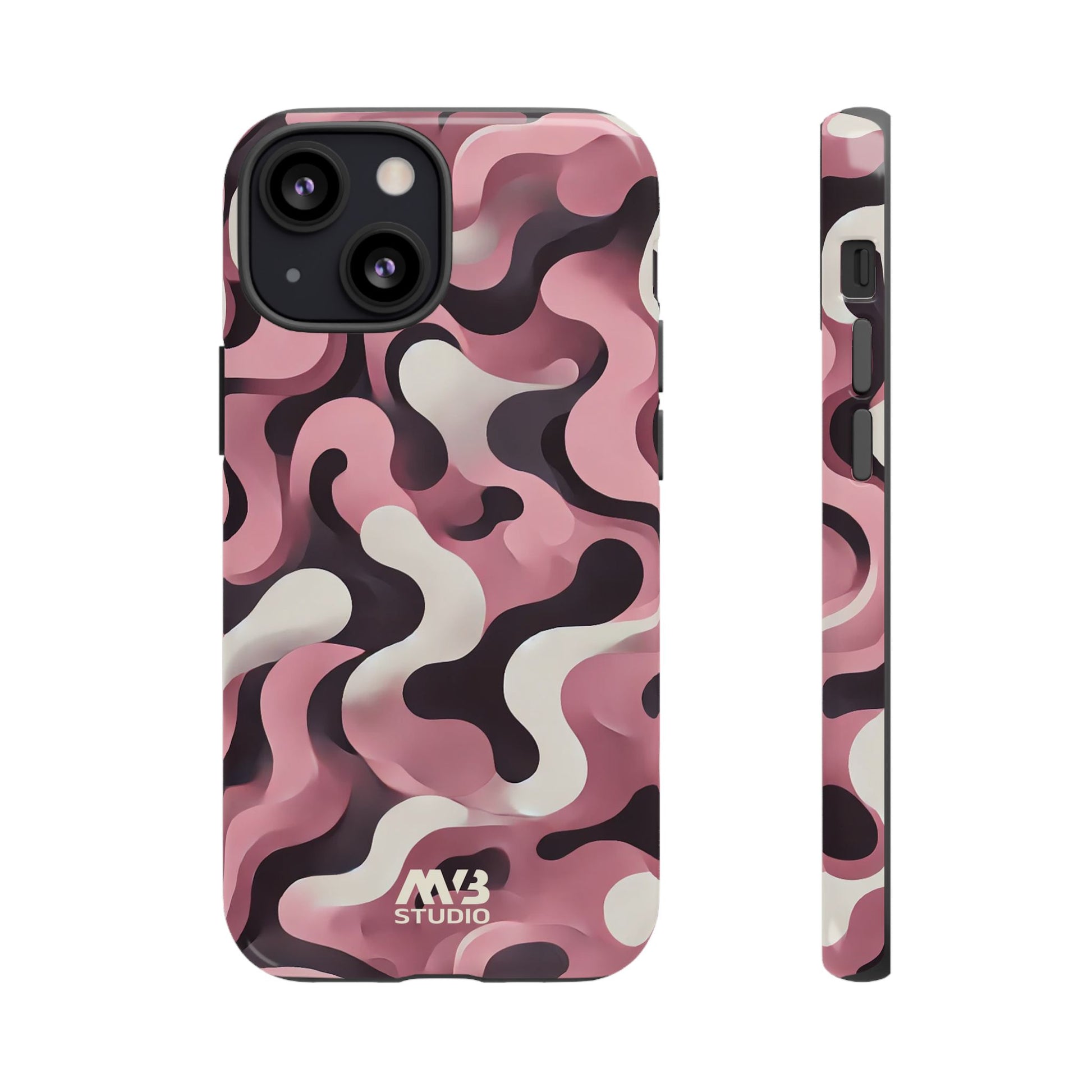 Pink Camouflage Tough iPhone Case