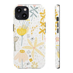 Yellow Wild Flowers Tough iPhone Case - MVB STUDIO STORE