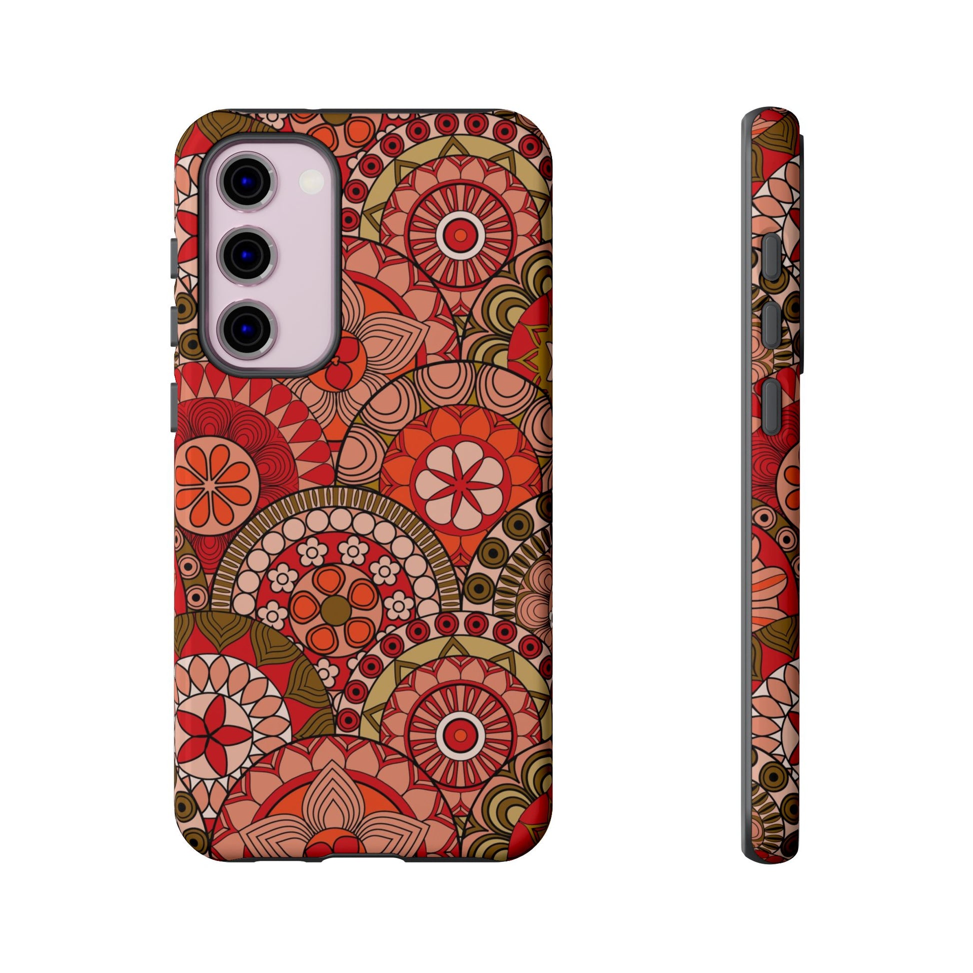 Boho Mandala Flower Tough Samsung Phone Case