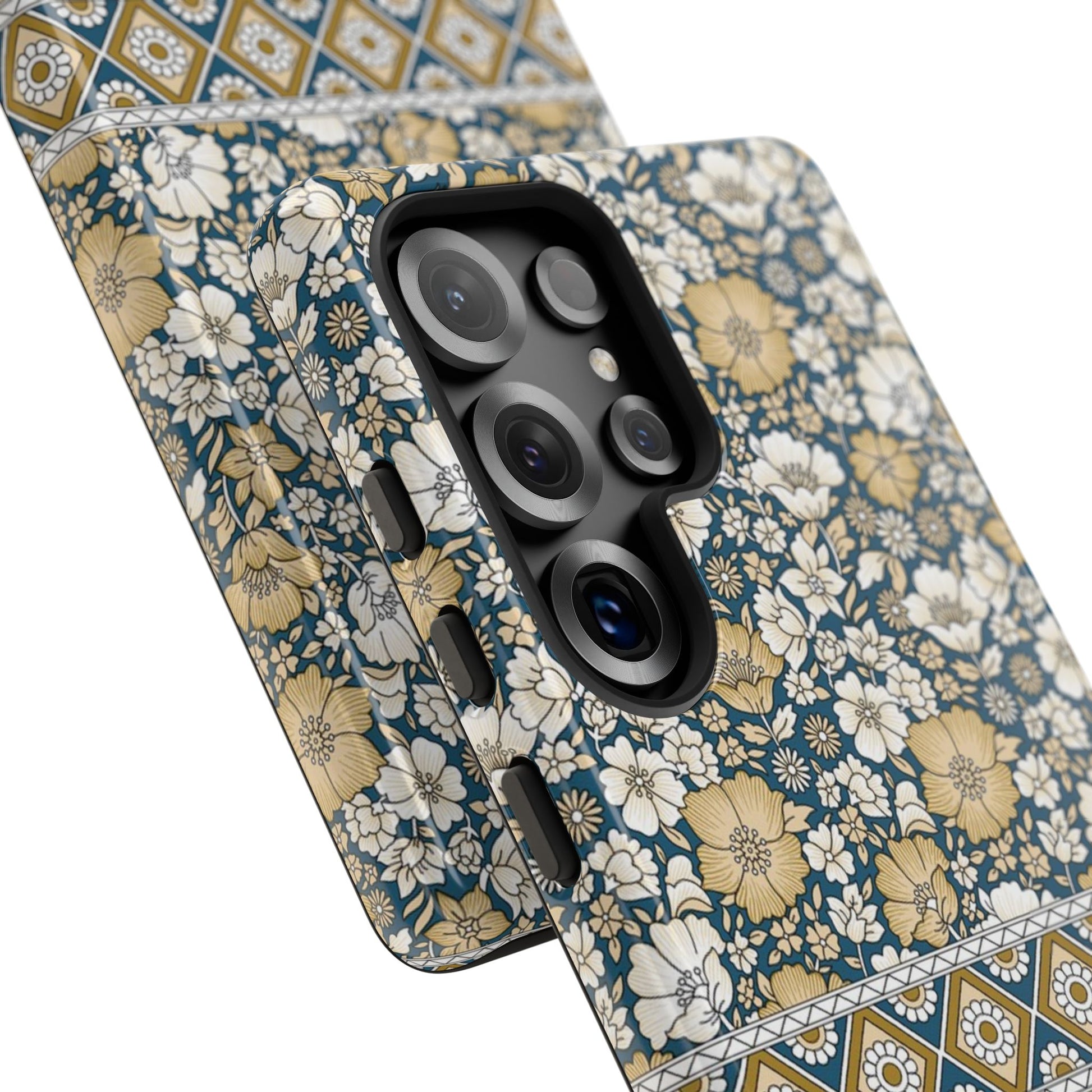 Vintage Floral Tough Samsung Phone Case