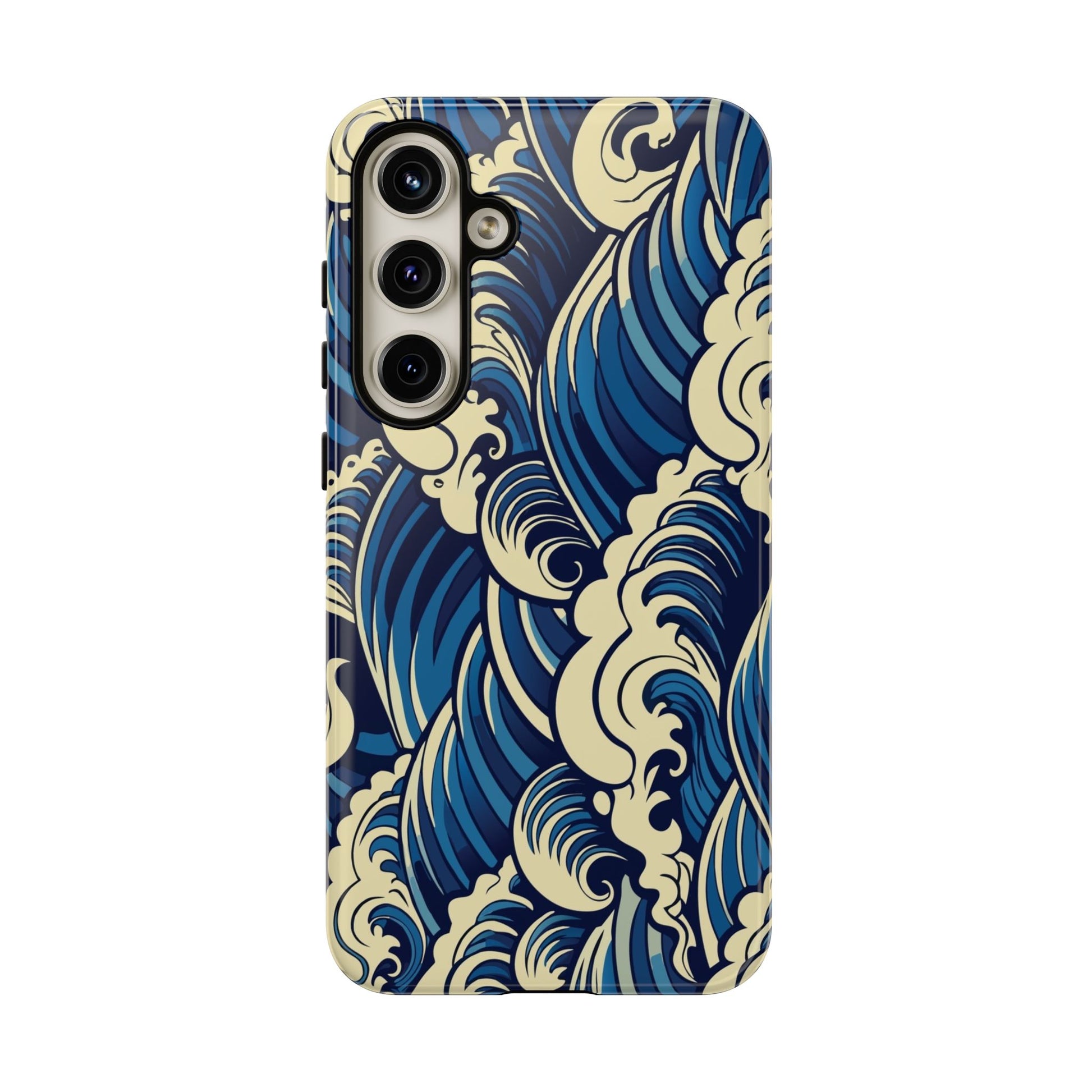 Blue Ocean Wave Tough Samsung Phone Case