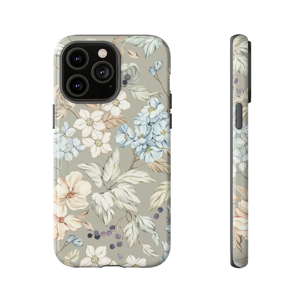 Vintage Flowers Tough iPhone Case - MVB STUDIO STORE